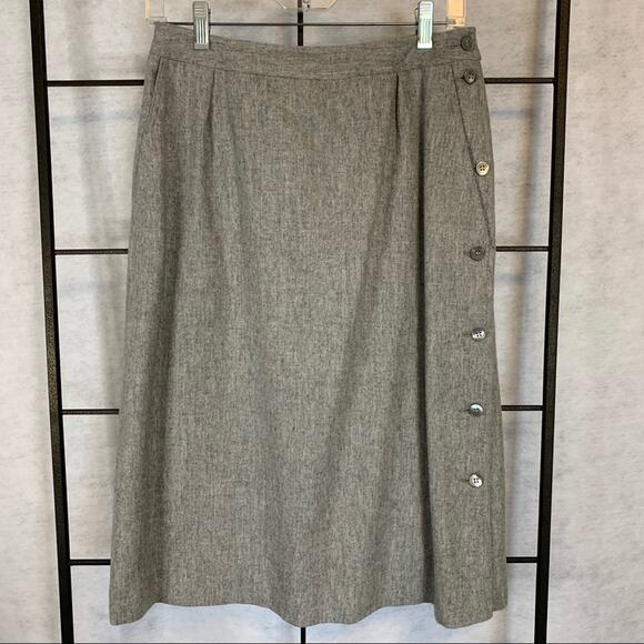 LIZ CLAIBORNE Vintage Wool Blend Skirt Women's Size 12 - Picture 1 of 10